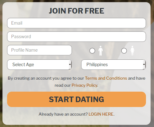 trulyafrican signup form