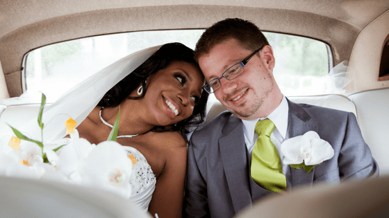 a ghana bride with her husband